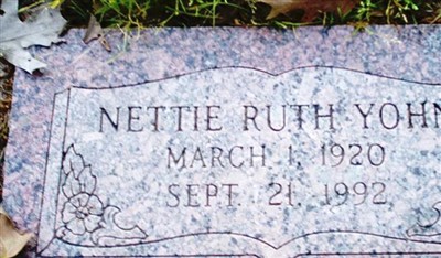 Nettie Ruth Yohn on Sysoon