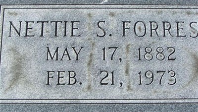 Nettie Smith Forrest on Sysoon