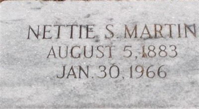 Nettie Stroud Martin on Sysoon