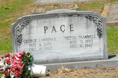 Nettie Trammell Pace on Sysoon