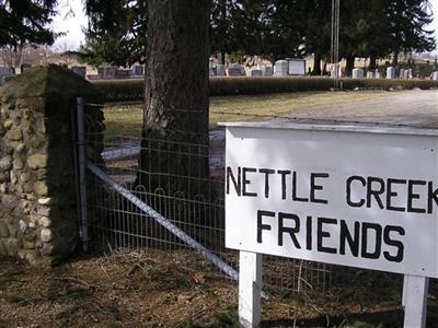 Nettle Creek Friends Quaker Cemetery on Sysoon