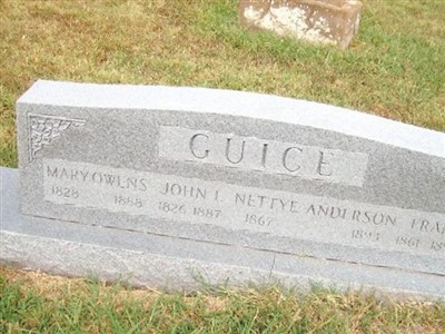 Nettye Anderson Guice on Sysoon