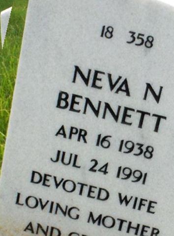 Neva Nell Cates Bennett on Sysoon