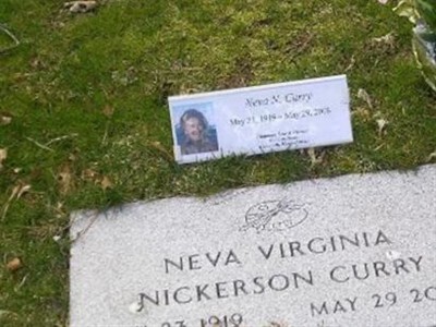 Neva Virginia Nickerson Curry on Sysoon