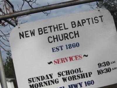 New Bethel Baptist Church on Sysoon