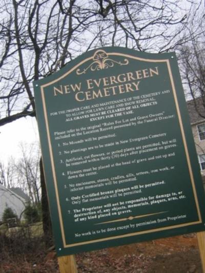New Evergreen Cemetery on Sysoon