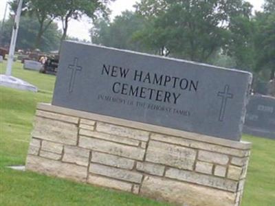New Hampton Cemetery on Sysoon