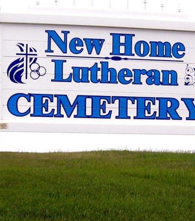 New Home Lutheran Cemetery on Sysoon