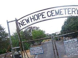 New Hope Cemetery on Sysoon