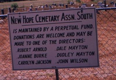 New Hope Cemetery on Sysoon