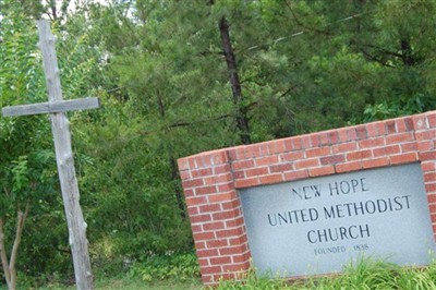 New Hope Cemetery (white) on Sysoon