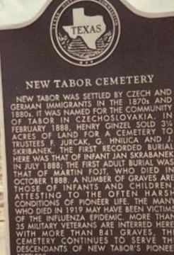 New Tabor Cemetery on Sysoon