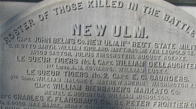 1862 New Ulm Battles Monument on Sysoon