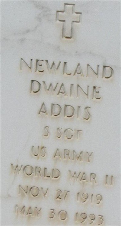 Newland Dwaine Addis on Sysoon