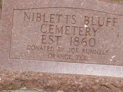 Nibletts Bluff Cemetery on Sysoon