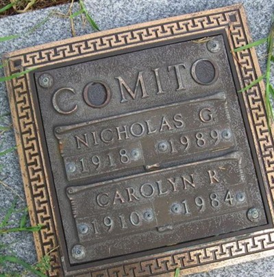 Nicholas George Comito on Sysoon