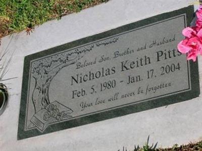 Nicholas Keith "Nick" Pitts on Sysoon