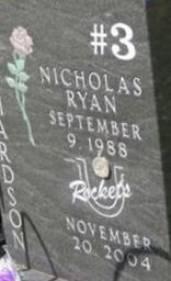 Nicholas Ryan Richardson on Sysoon