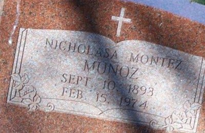Nicholasa Munoz Montez on Sysoon