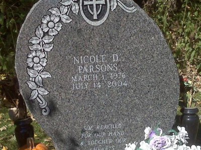 Nichole D Parsons, Find a grave on Sysoon Nichole D Parsons on Sysoon