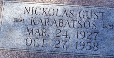 Nickolas Gust Karabatsos on Sysoon