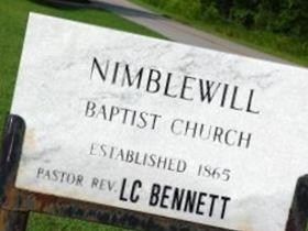 Nimblewill Baptist Church Cemetery on Sysoon