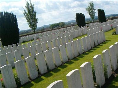 Nine Elms British Cemetery (CWGC) on Sysoon