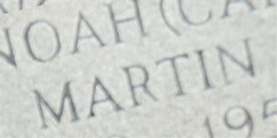 Noah Albert "Cap" Martin on Sysoon