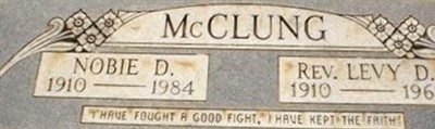 Nobie Dee Pollard McClung on Sysoon