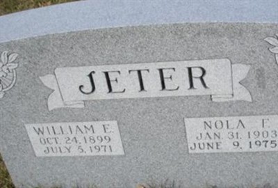 Nola F Jeter on Sysoon