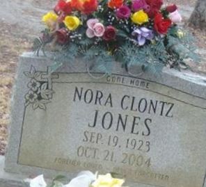 Nora Clontz Jones on Sysoon