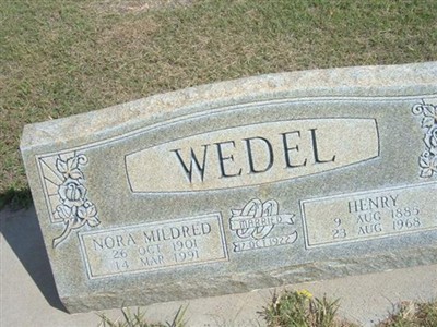 Nora Mildred Wedel on Sysoon