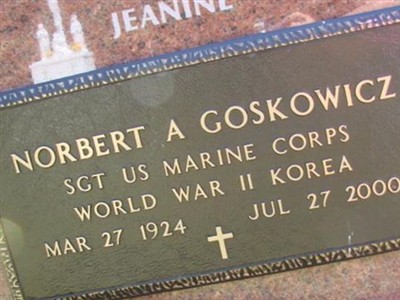 Norbert A Goskowicz on Sysoon
