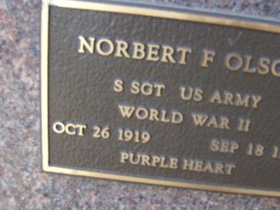 Norbert F Olson on Sysoon