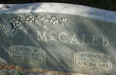 Norma A McCaleb on Sysoon