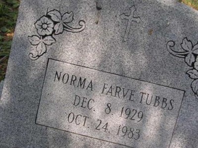 Norma Farve Tubbs on Sysoon