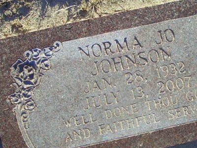 Norma Jo Johnson on Sysoon