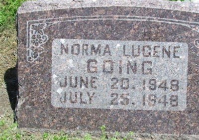 Norma Lugene Going on Sysoon