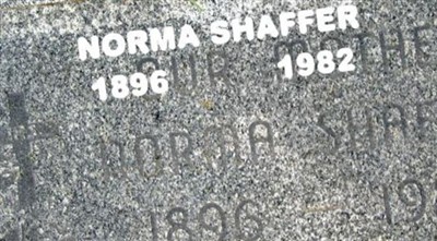 Norma Minerva Shaffer on Sysoon