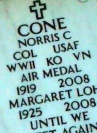 Norris Conroe Cone on Sysoon