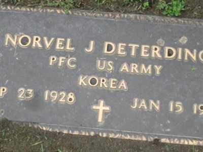 Norvel Joseph Deterding on Sysoon