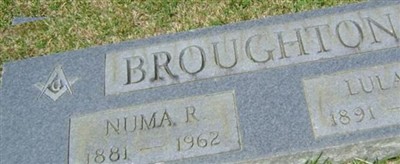 Numa R. Broughton on Sysoon