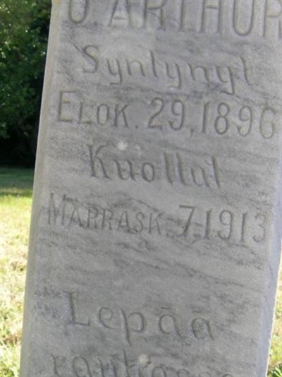 O. Arthur Wacker on Sysoon