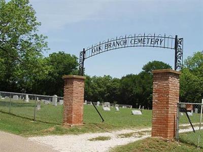 Oak Branch Cemetery on Sysoon