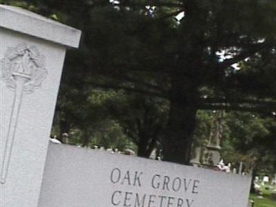 Oak Grove Cemetery on Sysoon