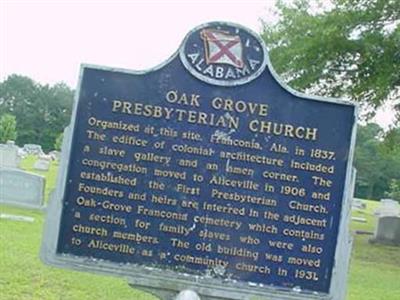 Oak Grove Franconia Cemetery on Sysoon