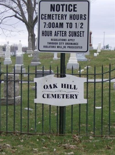 Oak Hill Cemetery on Sysoon