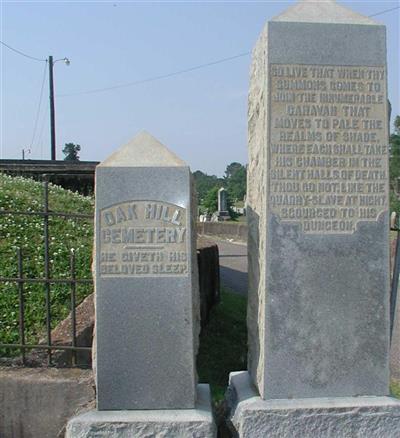 Oak Hill Cemetery on Sysoon