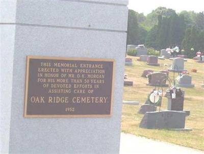 Oak Ridge Cemetery on Sysoon