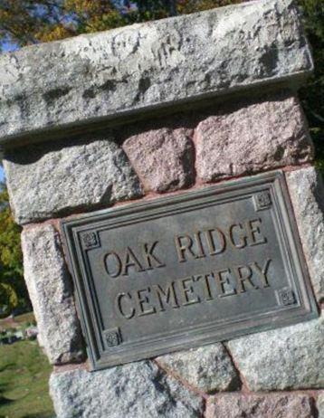 Oak Ridge Cemetery on Sysoon